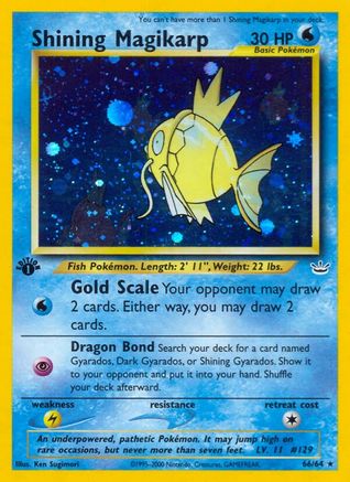 Shining Magikarp  - 1st Edition Holofoil - Secret Rare