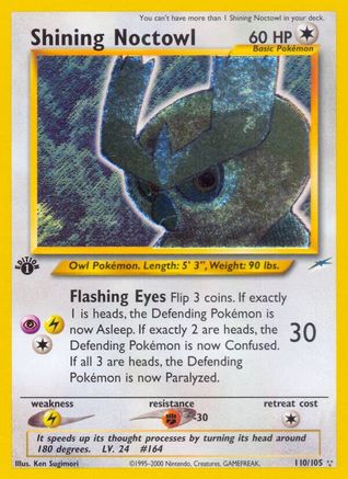 Shining Noctowl (110/105) [Neo Destiny 1ère édition] 
