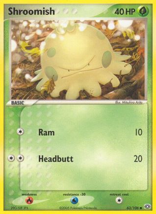 Champignon (63/106) (Estampillé) [EX : Émeraude] 