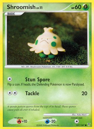 Shroomish 127  - Reverse Holofoil - Common