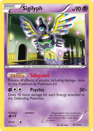 Sigilyph 052  - Holofoil - Holo Rare