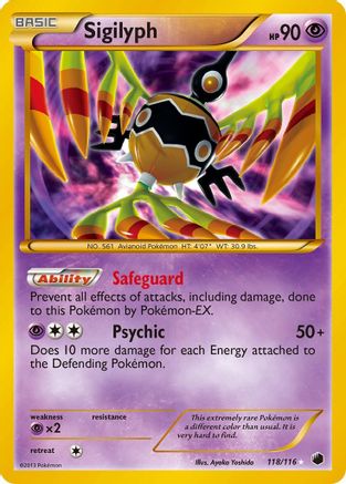 Sigilyph  - Holofoil - Secret Rare