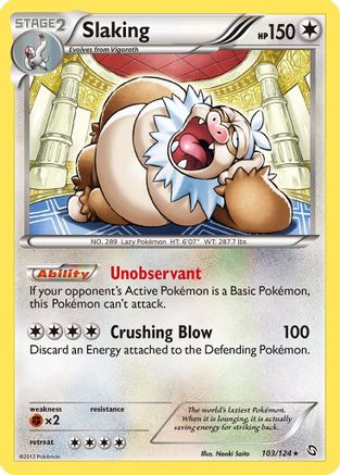 Slaking  - Holofoil - Holo Rare