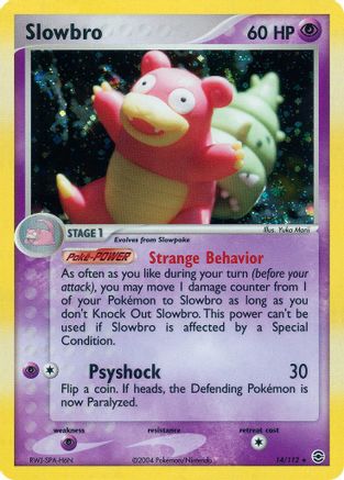 Slowbro  - Holofoil - Holo Rare