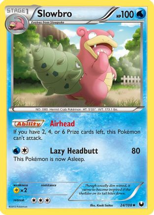 Slowbro 024  - Uncommon
