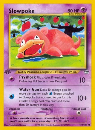Slowpoke 073  - 1st Edition - Common