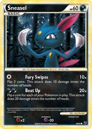 Sneasel 068/90  - Common