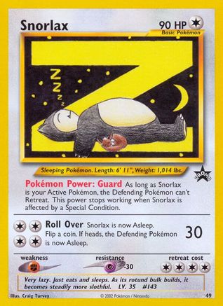 Snorlax 049  - Promo