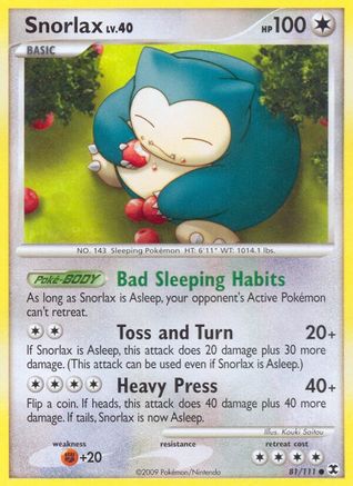 Snorlax (81) (81) 081  - Common