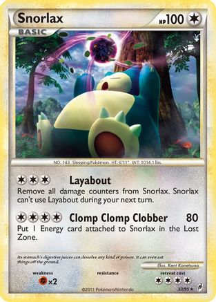 Snorlax 033  - Rare