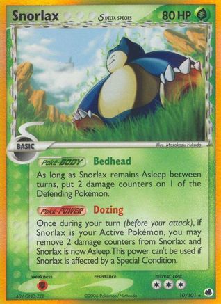 Snorlax (Delta Species)  - Holofoil - Holo Rare