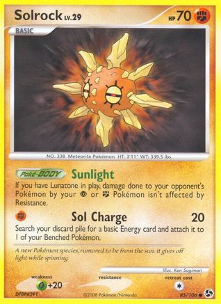 Solrock (85/106) [Diamant &amp; Perle : Grandes Rencontres] 