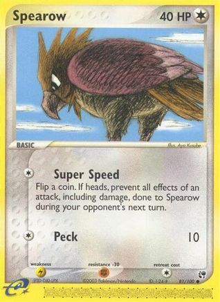 Spearow 081/100  - Common