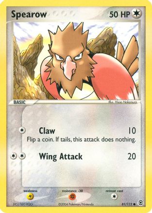 Spearow/112  - Common