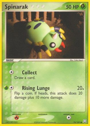 Spinarak (78/109) (Estampillé) [EX : Team Rocket Returns] 