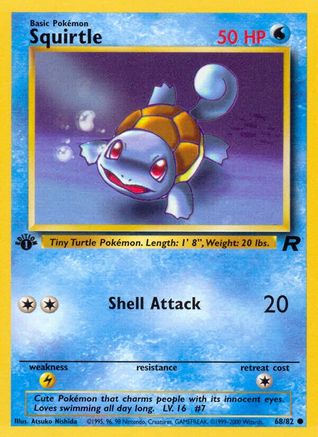 Squirtle 068  - 1st Edition - Common