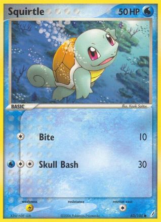 Squirtle 063/100  - Common