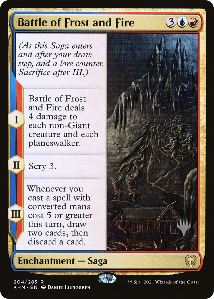 Bataille de Givre et de Feu (Pack Promo) [Kaldheim Promos] 