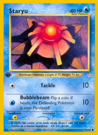 Staryu 056  - 1st Edition - Common