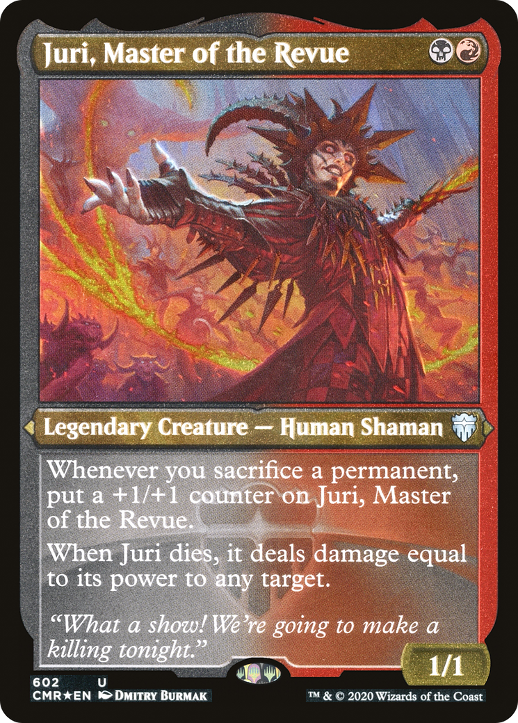 Juri, maître de la Revue (gravé) [Commander Legends] 
