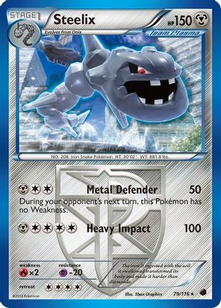 Steelix (Team Plasma) 079  - Rare