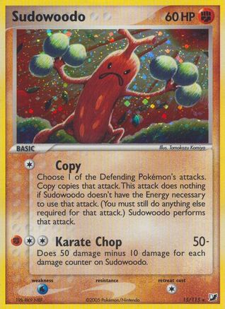 Sudowoodo  - Reverse Holofoil - Holo Rare