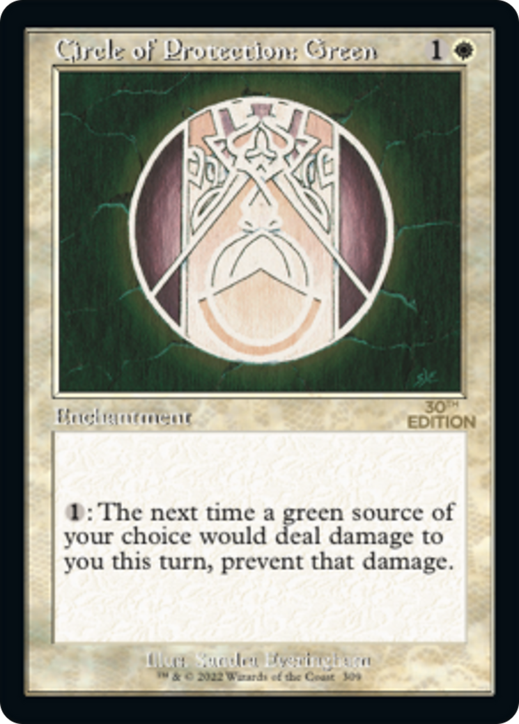 Cercle de protection : Vert (Rétro) [Édition 30e anniversaire] 