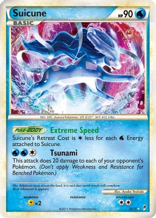 Suicune (Shiny)  - Holofoil - Shiny Holo Rare
