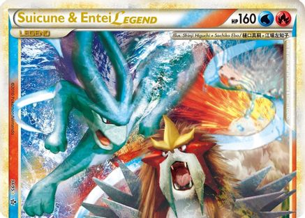 Suicune & Entei Legend (Top)  - Holofoil - Ultra Rare