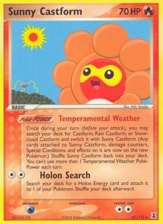 Sunny Castform  - Rare