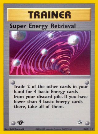 Super Energy Retrieval 089  - 1st Edition - Rare