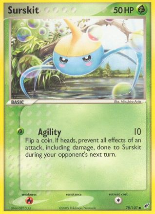 Surskit 078/107  - Reverse Holofoil - Common