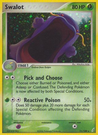 Swalot 011  - Reverse Holofoil - Holo Rare