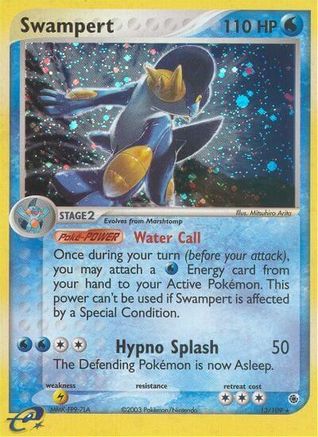 Swampert - 13/109/109  - Holofoil - Holo Rare