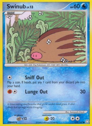 Swinub (123/146) [Diamant et Perle : l'éveil des légendes] 