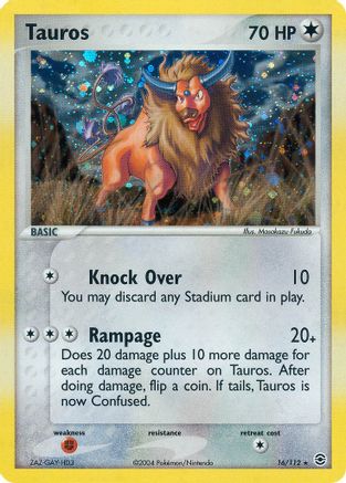 Tauros  - Holofoil - Holo Rare