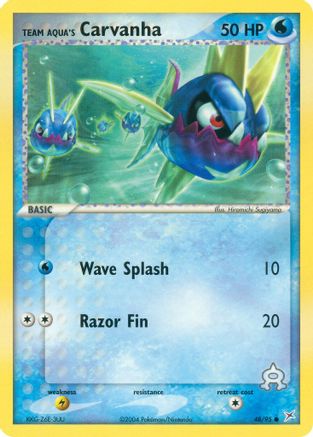 Team Aqua's Carvanha 048/95  - Common