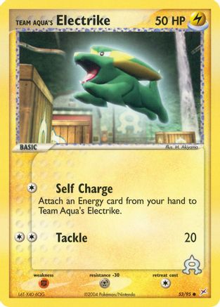 Electrike de Team Aqua (53/95) [EX : Team Magma vs Team Aqua] 