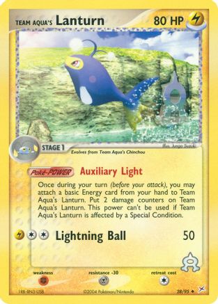 Team Aqua's Lanturn  - Uncommon