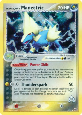 Manectric de Team Aqua (4/95) [EX : Team Magma vs Team Aqua] 