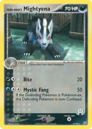 Mightyena de Team Aqua (15/95) [EX : Team Magma vs Team Aqua] 