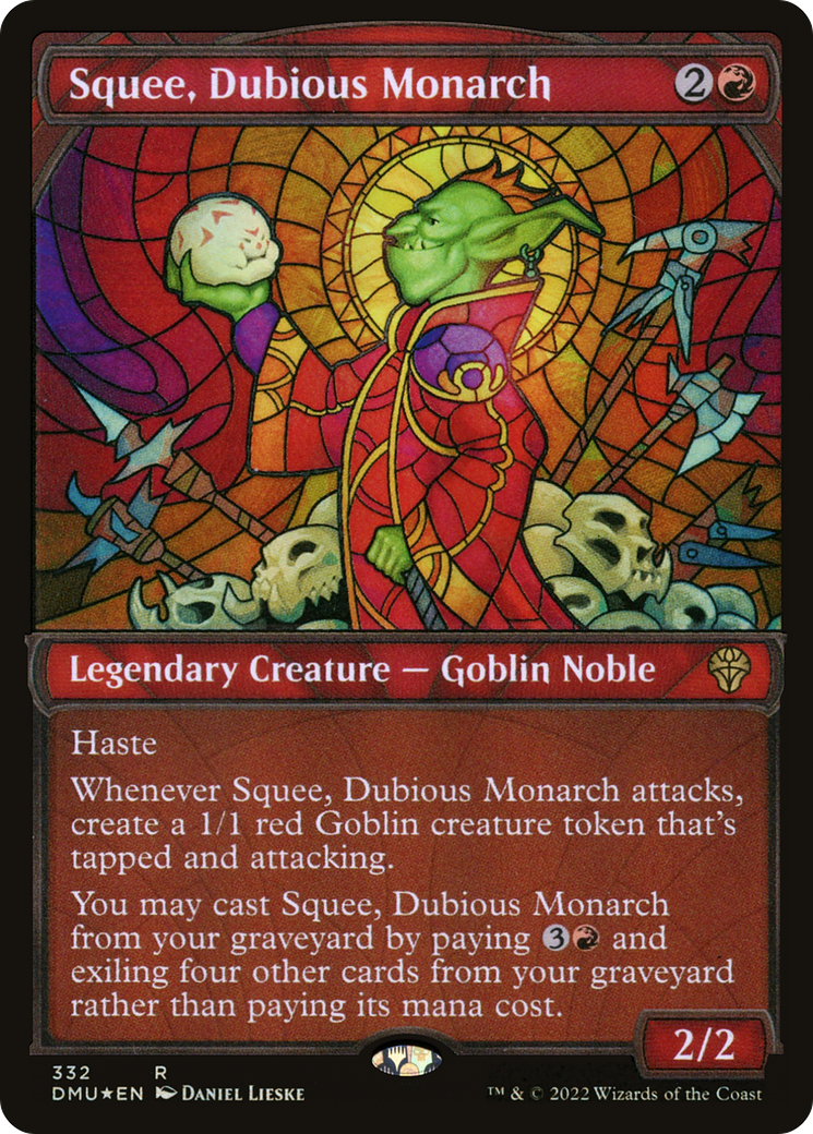Squee, Dubious Monarch (Showcase Texturé) [Dominaria United] 