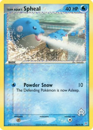Spheal de la Team Aqua (56/95) [EX : Team Magma vs Team Aqua] 