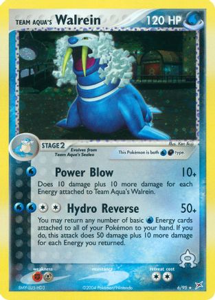 Team Aqua's Walrein 006  - Holofoil - Holo Rare