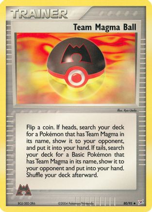 Team Magma Ball  - Uncommon