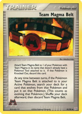 Team Magma Belt  - Uncommon
