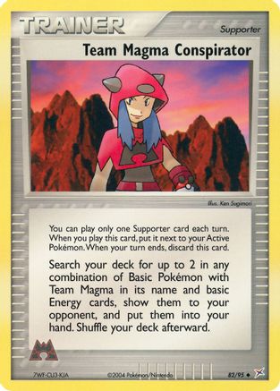 Team Magma Conspirator/95  - Uncommon