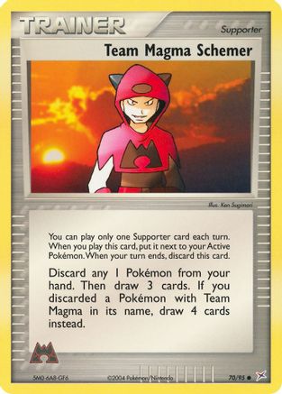 Team Magma Schemer (70/95) [EX : Team Magma contre Team Aqua] 