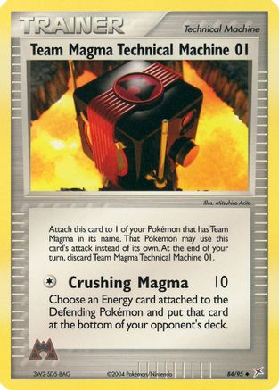 Machine technique Team Magma 01 (84/95) [EX : Team Magma vs Team Aqua] 