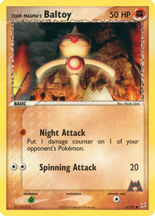 Team Magma's Baltoy - 61/95/95  - Common